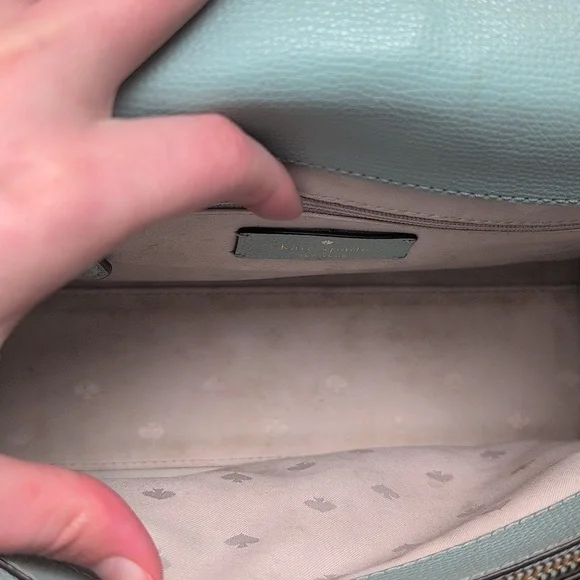 Blue Daisy Kate Spade Purse With Matching Card Holder - Picture 11 of 11